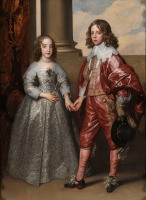 Картины - Вильгельм II Оранский и его невеста Мария Стюарт