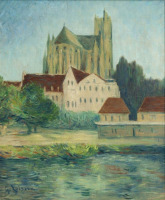 Картины - Густав Луазо, Кафедральный собор в Осерре