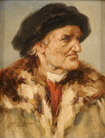 Картины - Карл Плюккебаум, Портрет неизвестного мужчины