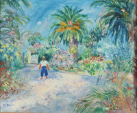 Картины - Шарль Камуан, Сад на вилле в Сен-Тропе