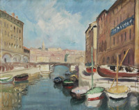 Картины - Шарль Камуан, Таможенный канал в Марселе