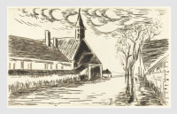 Картины - Морис де Вламинк,  Церковь