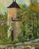 Картины - Сюзанна Валадон, Шато в Сен-Бернаре