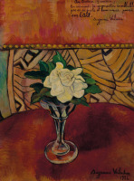 Картины - Сюзанна Валадон, Натюрморт с белой розой