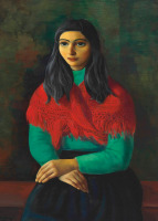 Картины - Моше Кислинг, Портрет женщины из Марселя