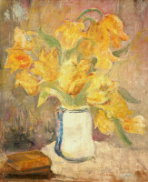 Картины - Эммануэль Мане-Кац, Букет жёлтых тюльпанов