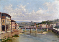 Картины - Антониетта Брандес, Мост во Флоренции