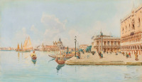 Картины - Антониетта Брандес, Венецианская лагуна и Дворец Дожей