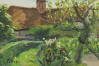 Картины - Поль Мейз, Коттеджный сад