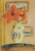 Картины - Поль Мейз, Натюрморт с красными цветами