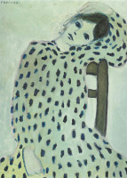 Картины - Жан-Пьер Кассиньоль, Женщина в зелёном платье