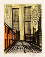 Картины - Бернард Баффе, Башни-близнецы в Нью-Йорке