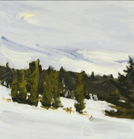 Картины - Сьюзен Хедли ван Кампен, Свежий снег, Ранний апрель