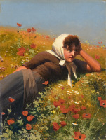 Картины - Поль Келлер-Ройтлинген, Среди цветов