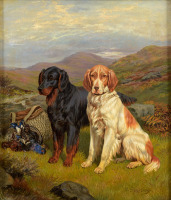 Картины - Генрих Сперлинг, Охотничьи собаки