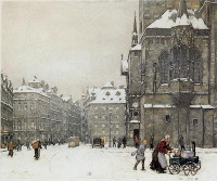 Картины - Картини.  Тавік Франтісек Симон (1877-1942).  Париж.  Старе місто.