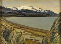 Картины - Эдуард Шлеманн. Озеро Норденшельд