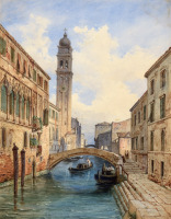 Картины - Генрих Франц. Венецианский канал