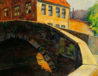 Картины - Гарри Кернофф. Мост через канал