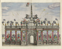 Картины - Генуэзская Триумфальная арка в Антверпене. Вид сзади