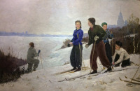 Картины - На лыжах