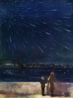 Картины - Звёздный дождь в Ленинграде.