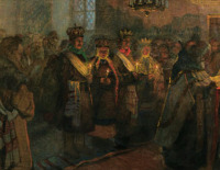 Картины - Николай Богданов-Бельский. Крестьянская свадьба
