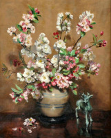 Картины - Вайолет Макиннес. Яблоневый цвет и цветущий миндаль в вазе