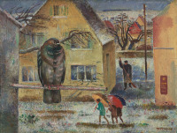 Картины - Франц Генрих Греф. Зима