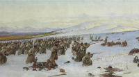 Картины - Рихард Зоммер. Бардус. Атака Русской армии на турецкие позиции