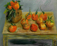 Картины - Борис Григорьев. Натюрморт с апельсинами