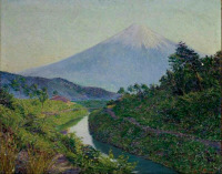 Картины - Лилла Кэбот Перри. Гора Фудзи и канал Фудзияма в Ивахичи, Япония