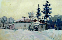 Картины - Сергей Бакаев. Зима в Карпатах