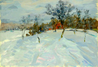 Картины - Сергей Бакаев. Зима