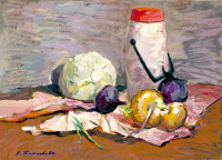Картины - Сергей Бакаев. Натюрморт с овощами