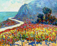 Картины - Сергей Бакаев. Виноградники в Крыму