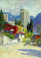 Картины - Сергей Бакаев. Крым. Ущельный. Дерекой