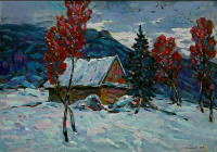 Картины - Сергей Бакаев. Зима пришла