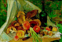 Картины - Александр Стремский. Натюрморт с лесными грибами