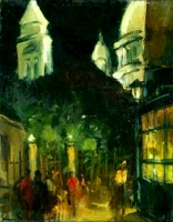 Картины - Сергей Кислаков. Париж ночью