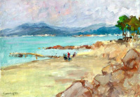 Картины - Сергей Кислаков. На морском берегу