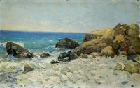Картины - Пётр Столяренко. Чёрное море. Крымский берег