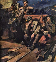 Картины - Перед сменой.