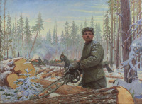 Картины - Богатырь леса.