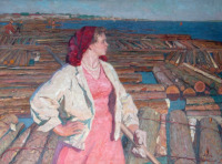 Картины - На Волге.