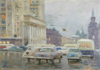 Картины - Москва вечерняя