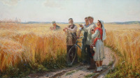 Картины - Хлеба созрели.