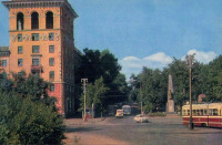 Прокопьевск - Улица Комсомольская. Гостиница 