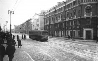 Курск - Трамвай на улице Ленина в сторону Красной площади. 1952 г.