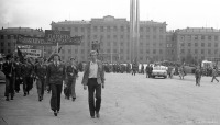 Тула - 1976 Тула Площадь Победы Парад стройотрядов